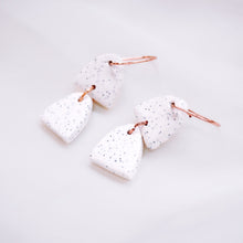 Load image into Gallery viewer, Basics - Mini Arch Speckled White (Medium Dangle)
