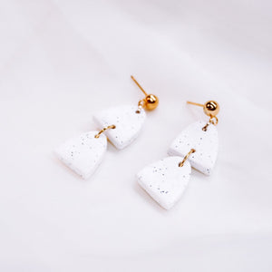 Basics - Mini Arch Speckled White (Medium Stud)