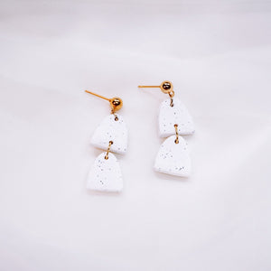 Basics - Mini Arch Speckled White (Medium Stud)