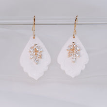 Load image into Gallery viewer, Bridal - Shimmer Foliage (Medium Dangle)
